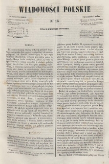 Wiadomości Polskie. R. 6, 1859, nr 16