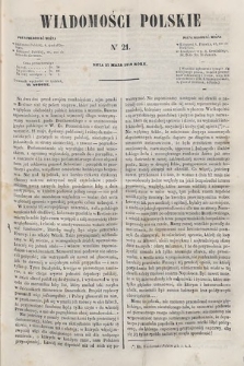 Wiadomości Polskie. R. 6, 1859, nr 21