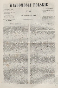 Wiadomości Polskie. R. 6, 1859, nr 26