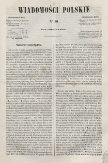 Wiadomości Polskie. R. 6, 1859, nr 30