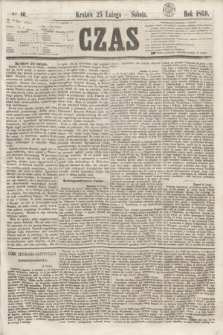 Czas. [R.13], № 46 (25 lutego 1860)