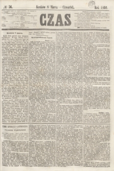 Czas. [R.13], № 56 (8 marca 1860)