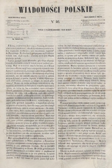 Wiadomości Polskie. R. 6, 1859, nr 40