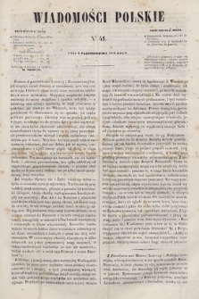 Wiadomości Polskie. R. 6, 1859, nr 41