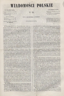 Wiadomości Polskie. R. 6, 1859, nr 45