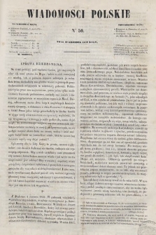 Wiadomości Polskie. R. 6, 1859, nr 50