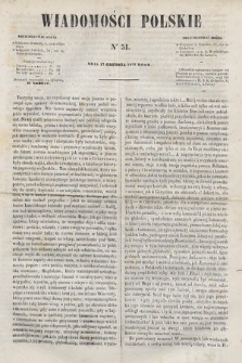 Wiadomości Polskie. R. 6, 1859, nr 51