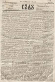 Czas. [R.14], Ner 23 (27 stycznia 1861)