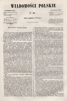 Wiadomości Polskie. 1860, nr 18
