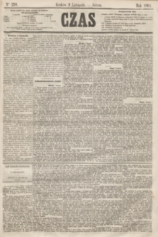 Czas. [R.14], Ner 258 (9 listopada 1861)