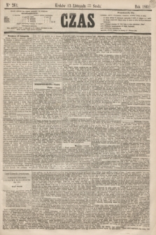 Czas. [R.14], Ner 261 (13 listopada 1861)