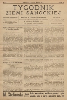 Tygodnik Ziemi Sanockiej. 1911, nr 9