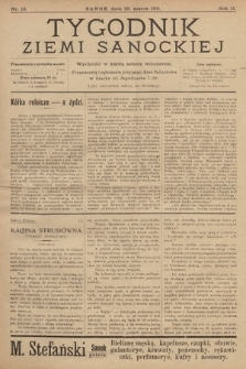 Tygodnik Ziemi Sanockiej. 1911, nr 13