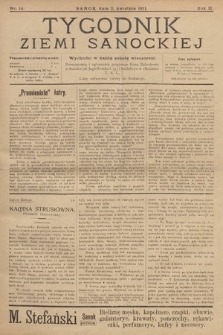 Tygodnik Ziemi Sanockiej. 1911, nr 14