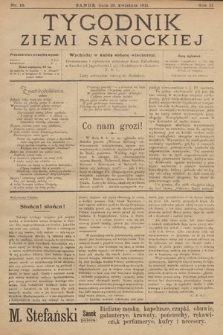 Tygodnik Ziemi Sanockiej. 1911, nr 16