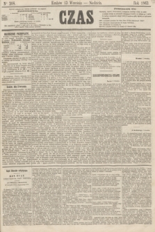 Czas. [R.16], Ner 208 (13 września 1863)