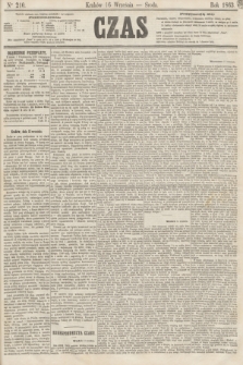 Czas. [R.16], Ner 210 (16 września 1863)