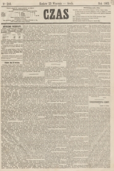 Czas. [R.16], Ner 216 (23 września 1863)