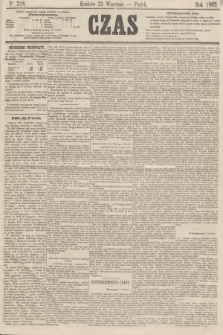 Czas. [R.16], Ner 218 (25 września 1863)