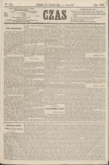 Czas. [R.16], Ner 235 (15 października 1863)