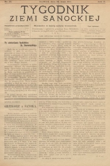 Tygodnik Ziemi Sanockiej. 1911, nr 22