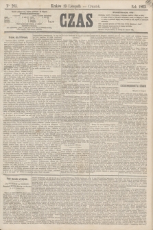 Czas. [R.16], Ner 265 (19 listopada 1863)