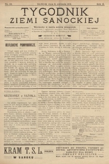 Tygodnik Ziemi Sanockiej. 1911, nr 33