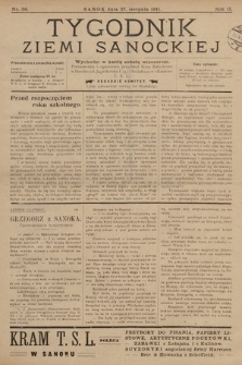 Tygodnik Ziemi Sanockiej. 1911, nr 36