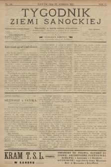 Tygodnik Ziemi Sanockiej. 1911, nr 38