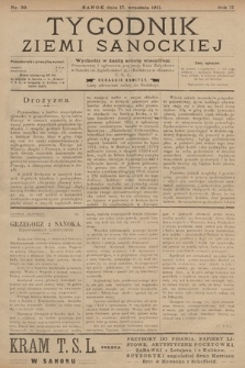 Tygodnik Ziemi Sanockiej. 1911, nr 39