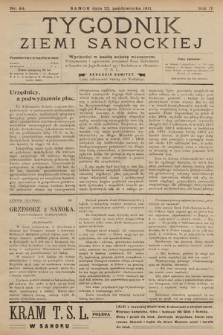 Tygodnik Ziemi Sanockiej. 1911, nr 44