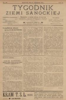 Tygodnik Ziemi Sanockiej. 1911, nr 46