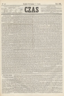 Czas. [R.19], Ner 47 (28 lutego 1866)