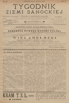 Tygodnik Ziemi Sanockiej. 1911, nr 50