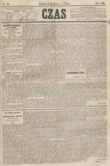 Czas. [R.19], Ner 78 (6 kwietnia 1866)