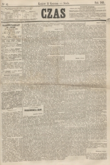 Czas. [R.19], Ner 81 (11 kwietnia 1866)
