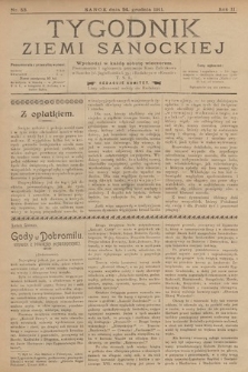 Tygodnik Ziemi Sanockiej. 1911, nr 53