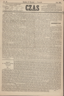 Czas. [R.20], Ner 14 (17 stycznia 1867)