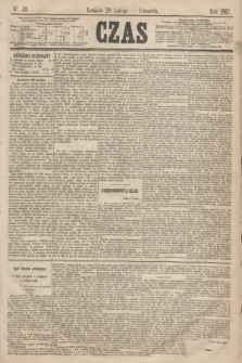 Czas. [R.20], Ner 49 (28 lutego 1867)