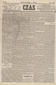 Czas. [R.21], Ner 40 (18 lutego 1868)