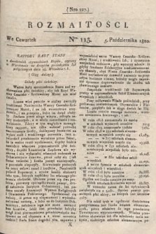 Rozmaitości : oddział literacki Gazety Lwowskiej. 1820, nr 113