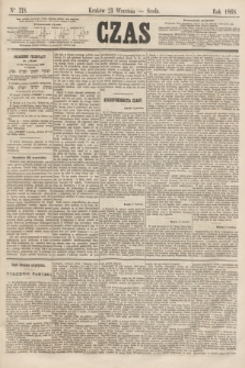 Czas. [R.21], Ner 218 (23 września 1868)