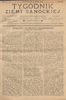 Tygodnik Ziemi Sanockiej. 1912, nr 7