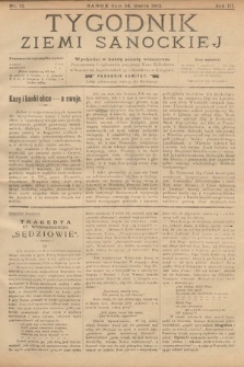 Tygodnik Ziemi Sanockiej. 1912, nr 12