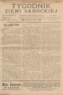 Tygodnik Ziemi Sanockiej. 1912, nr 13