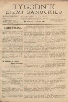 Tygodnik Ziemi Sanockiej. 1912, nr 15