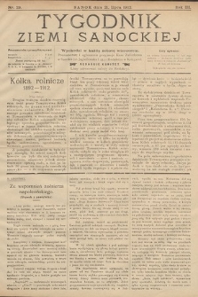 Tygodnik Ziemi Sanockiej. 1912, nr 29