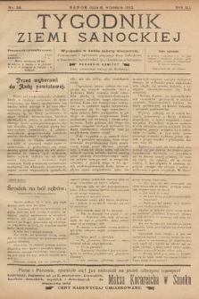 Tygodnik Ziemi Sanockiej. 1912, nr 36