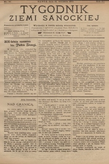 Tygodnik Ziemi Sanockiej. 1912, nr 37