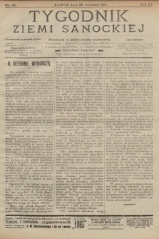 Tygodnik Ziemi Sanockiej. 1912, nr 39